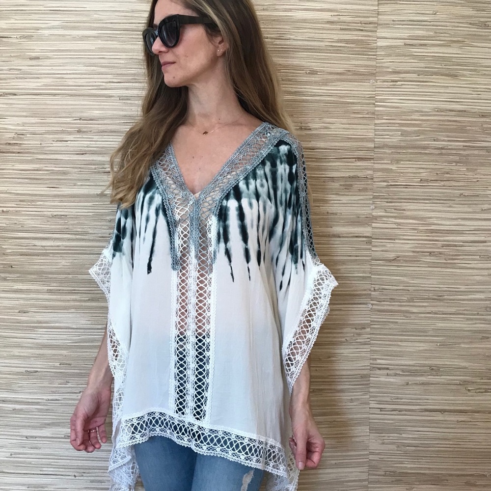 Ark & Co Tie Dye Caftan Top